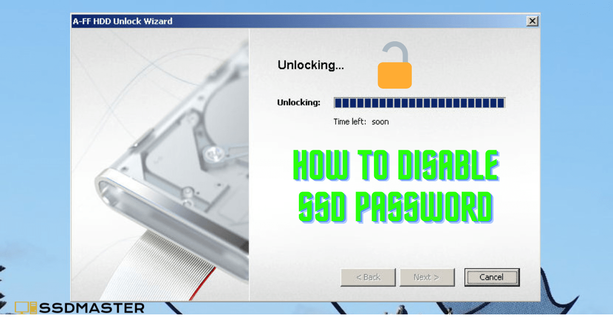 How to Disable SSD Password